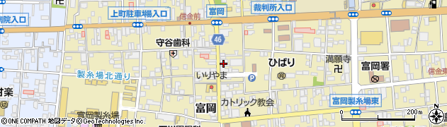 富岡商店街連合会周辺の地図