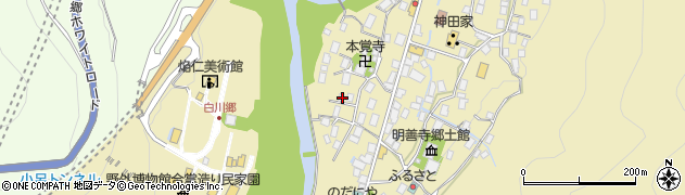 岐阜県大野郡白川村荻町417周辺の地図