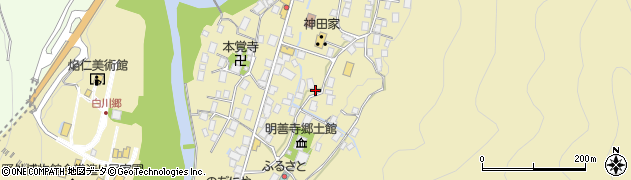 岐阜県大野郡白川村荻町780周辺の地図