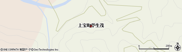 岐阜県高山市上宝町苧生茂周辺の地図
