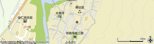 岐阜県大野郡白川村荻町779周辺の地図
