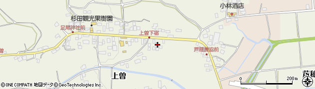 茨城県石岡市上曽1757周辺の地図