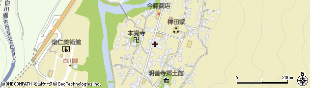岐阜県大野郡白川村荻町177周辺の地図
