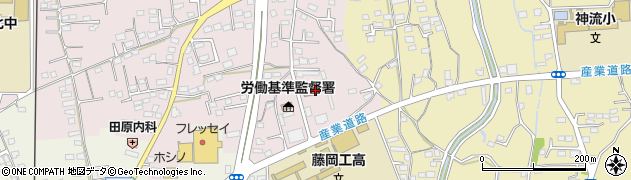 群馬県庁　藤岡土木事務所周辺の地図