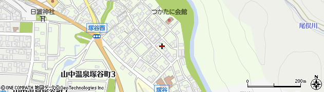 石川県加賀市山中温泉塚谷町（イ）周辺の地図