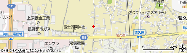 長野県佐久市猿久保727周辺の地図