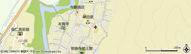 岐阜県大野郡白川村荻町809周辺の地図