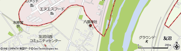 八雲神社周辺の地図