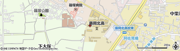 群馬県藤岡市篠塚86周辺の地図