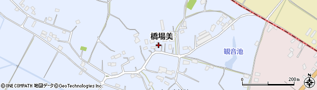茨城県小美玉市橋場美340周辺の地図