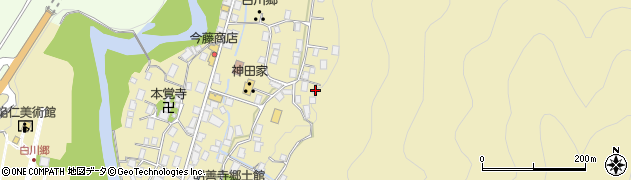 岐阜県大野郡白川村荻町883周辺の地図