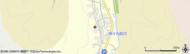 石川県加賀市山中温泉四十九院町（ト）周辺の地図