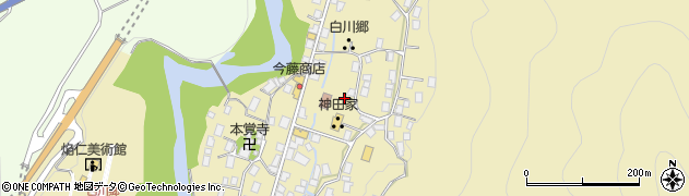 岐阜県大野郡白川村荻町797周辺の地図