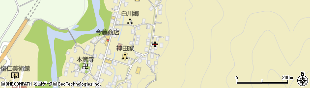 岐阜県大野郡白川村荻町877周辺の地図