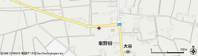 栃木県小山市東野田2216周辺の地図