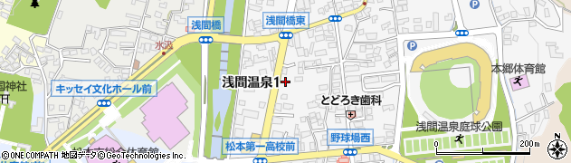 カーピカ　松本店周辺の地図