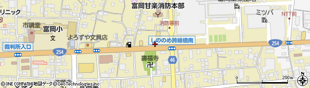 住友生命保険相互会社　群馬支社富岡支部周辺の地図