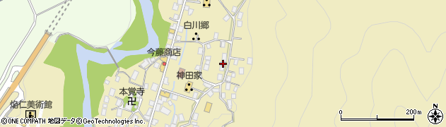 岐阜県大野郡白川村荻町954周辺の地図