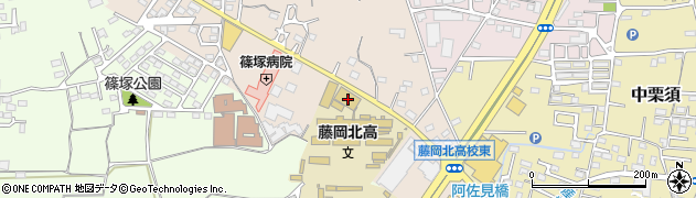 群馬県藤岡市篠塚92周辺の地図