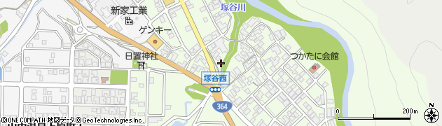 石川県加賀市山中温泉塚谷町ニ251周辺の地図