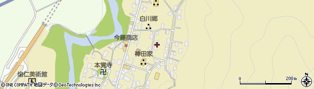 岐阜県大野郡白川村荻町960周辺の地図