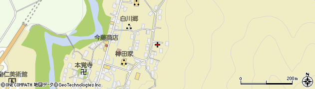 岐阜県大野郡白川村荻町889周辺の地図
