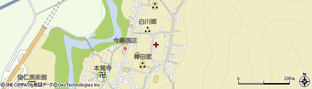 岐阜県大野郡白川村荻町961周辺の地図