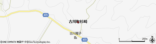 岐阜県飛騨市古川町杉崎周辺の地図