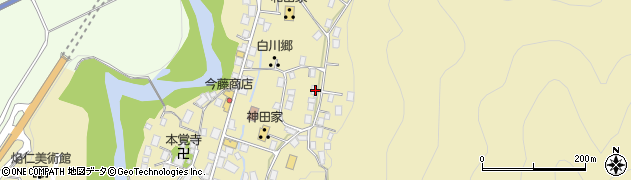 岐阜県大野郡白川村荻町952周辺の地図