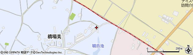 茨城県小美玉市橋場美393周辺の地図