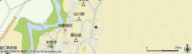 岐阜県大野郡白川村荻町925周辺の地図