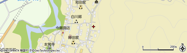 岐阜県大野郡白川村荻町929周辺の地図