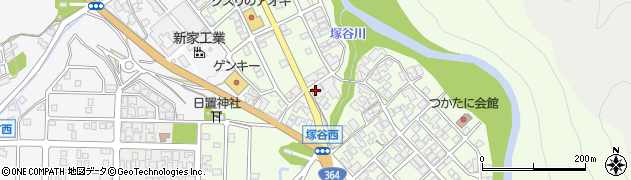 石川県加賀市山中温泉塚谷町ニ266周辺の地図