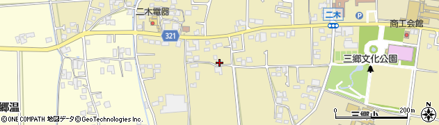 長野県安曇野市三郷明盛4642周辺の地図