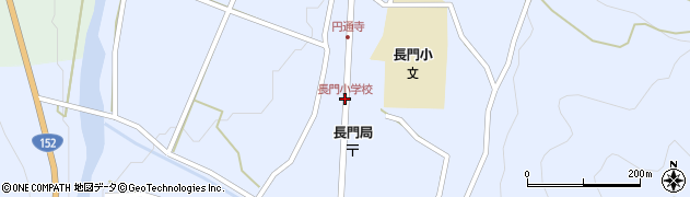 長門小学校周辺の地図