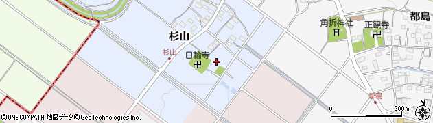 埼玉県本庄市杉山周辺の地図