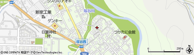 石川県加賀市山中温泉塚谷町（ロ）周辺の地図