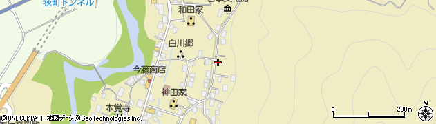 岐阜県大野郡白川村荻町930周辺の地図