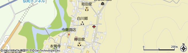 岐阜県大野郡白川村荻町950周辺の地図
