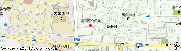 坂田西公民館周辺の地図