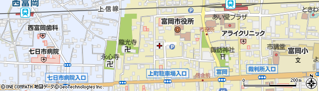 富岡公証役場周辺の地図