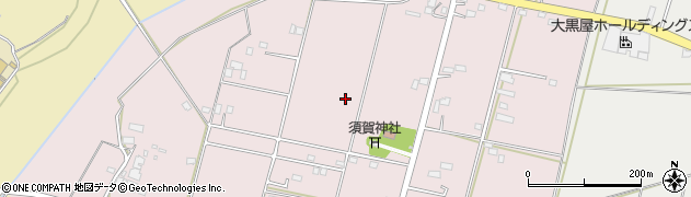 栃木県小山市東黒田周辺の地図