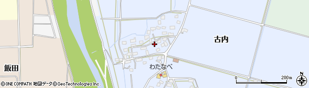 茨城県筑西市古内576周辺の地図