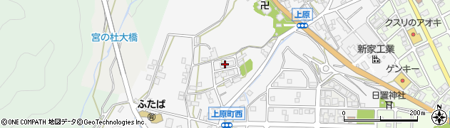 石川県加賀市山中温泉上原町ハ周辺の地図