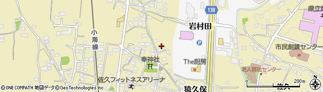 長野県佐久市猿久保829周辺の地図