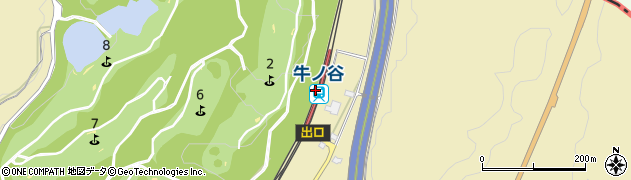 牛ノ谷駅周辺の地図