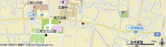 長野県安曇野市三郷明盛1864周辺の地図