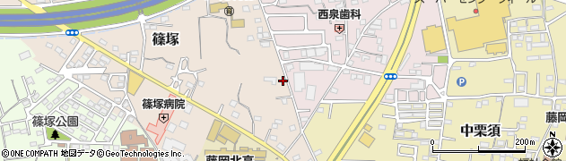群馬県藤岡市篠塚46周辺の地図