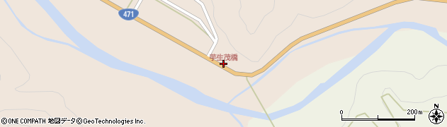 芋生茂橋周辺の地図