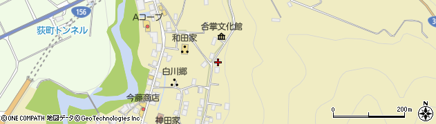岐阜県大野郡白川村荻町1021周辺の地図